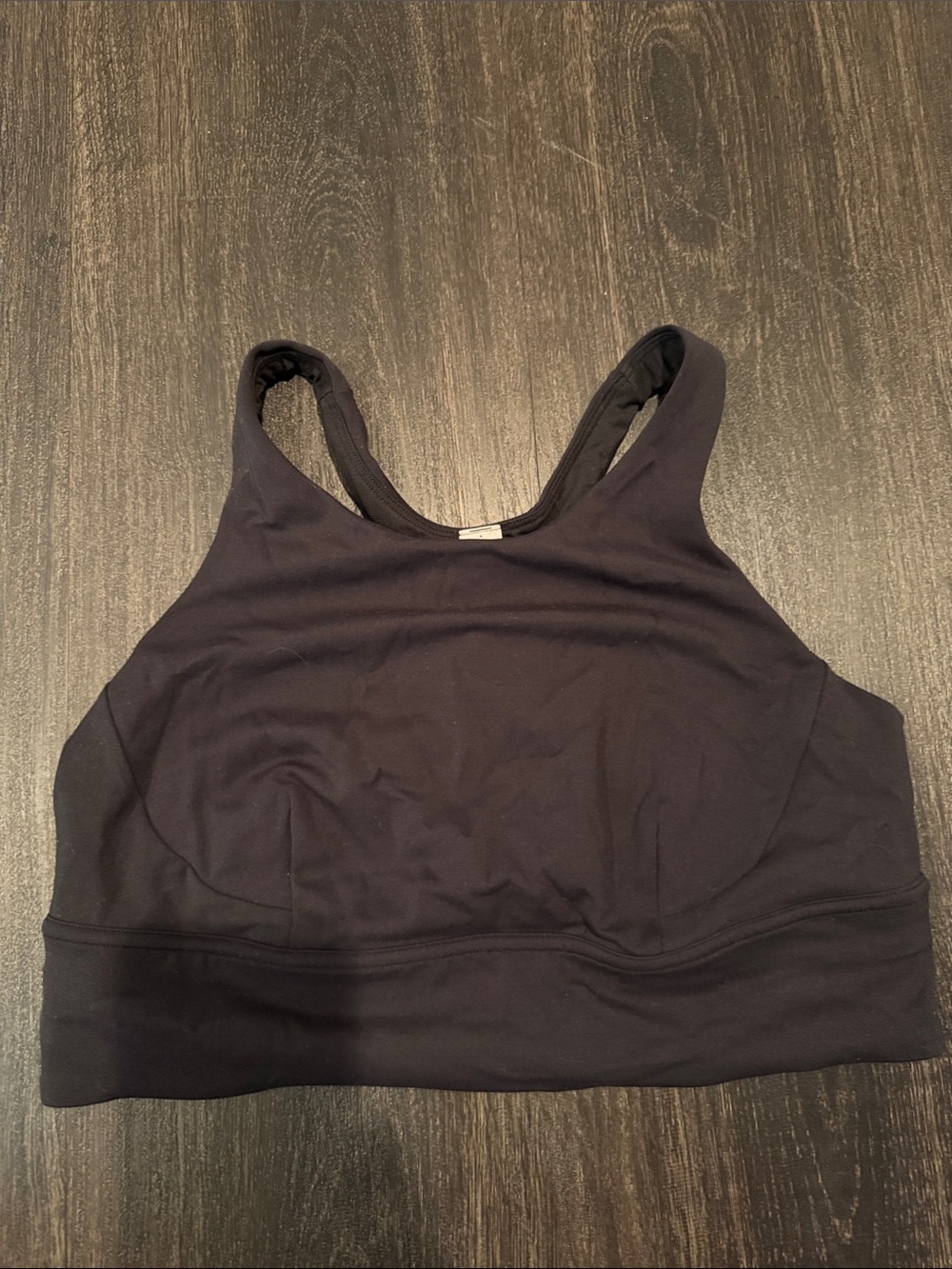 Lululemon Black Racerback Supportive Sports Bra